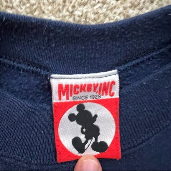Vintage Disney Micky Mouse Crew Sweatshirt Men's L - Picture 2 of 7